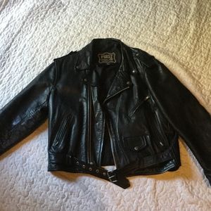 Women's (motorcycle) leather jacket